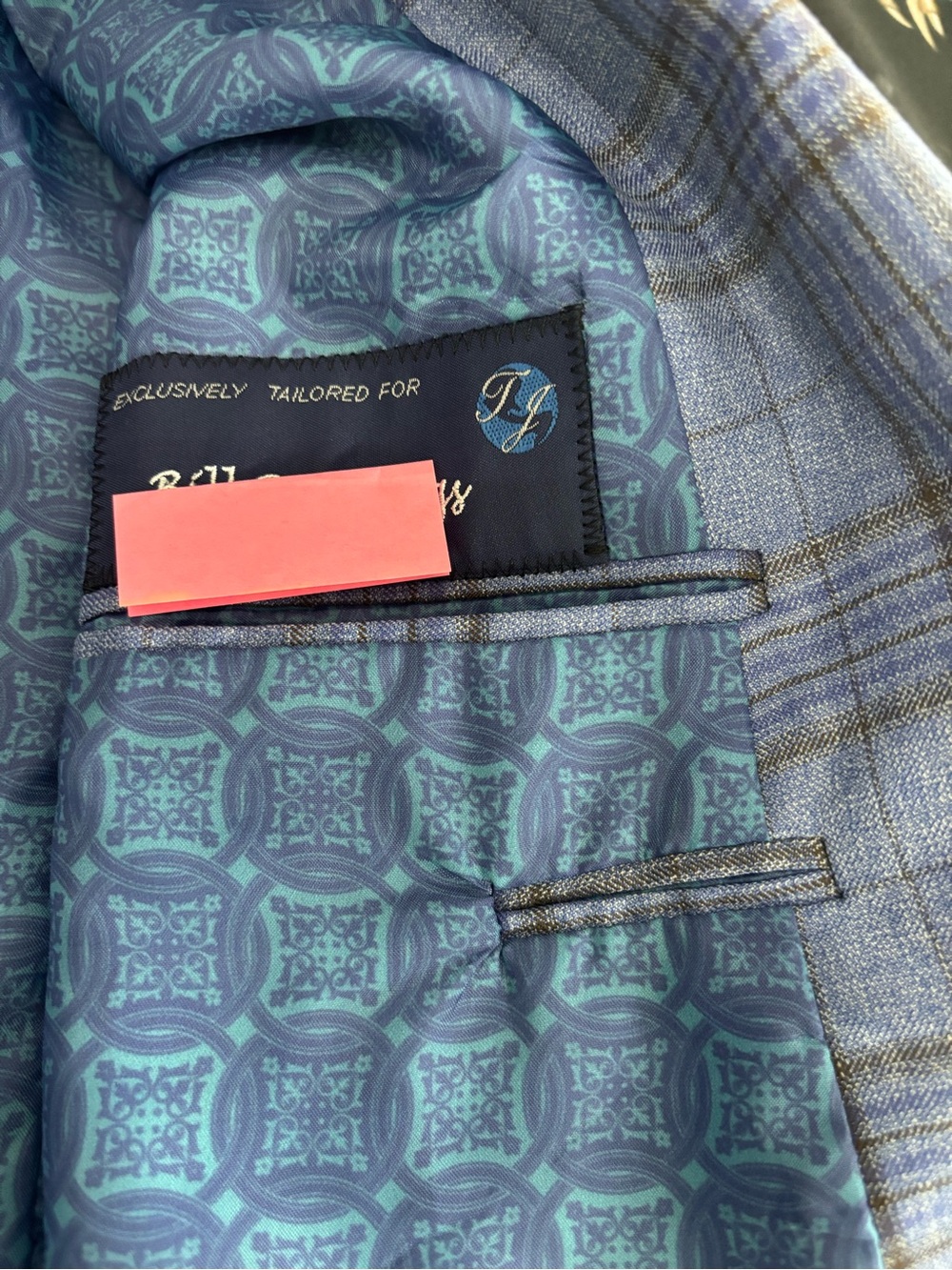 Tom James Executive Collection Bespoke Sport Jacket, 48R *see measurements* - Picture 3 of 8